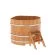 Купель для бани BentWood угловая из сращённой лиственницы, 1,37х1,37 м