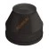 Конус ВУЛКАН VBR D115 мм, нерж 0.5, черный