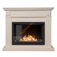 Биокамин Firelight BFP/P-2520, с порталом Bianco 25 шпон белёный дуб