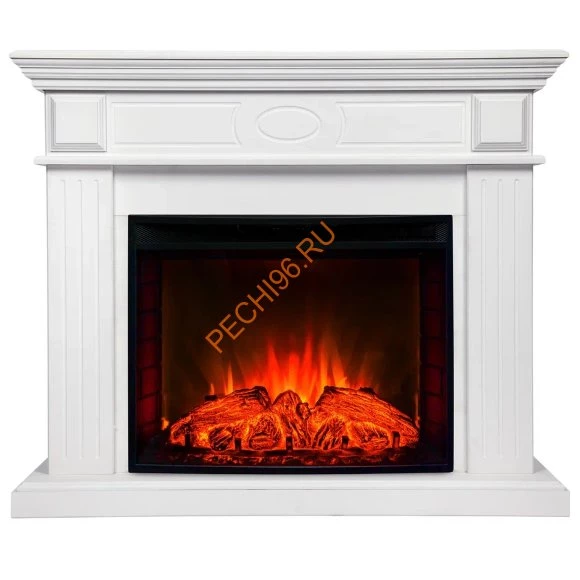 Электрокамин RealFlame Leda 24/25,5 WT c очагом Evrika 25,5 LED