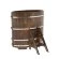 Купель для бани BentWood овальная из сращённой морёной лиственницы, 0,80х1,42 м