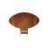 Купель для бани BentWood овальная из сращённой лиственницы, 0,92х1,66 м