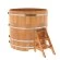 Купель для бани BentWood круглая из сращённой лиственницы, D1,5 м
