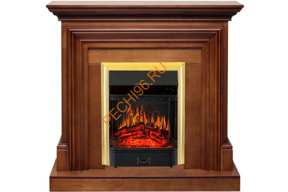 Электрокамин Royal Flame Bradford орех с очагом Majestic FX