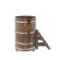 Купель для бани BentWood овальная из сращённой морёной лиственницы, 0,92х1,66 м