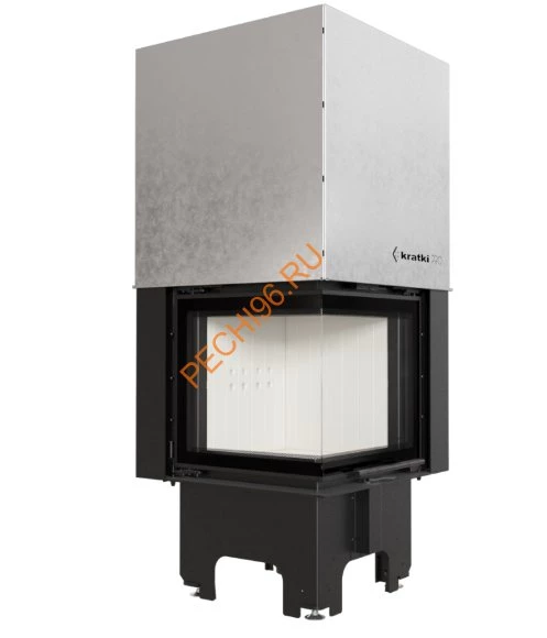 Каминная топка Kratki VNL/480/480, 8 кВт, гильотина