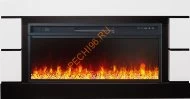 Электрокамин Royal Flame Modern белый с черным с очагом Vision 42 LED