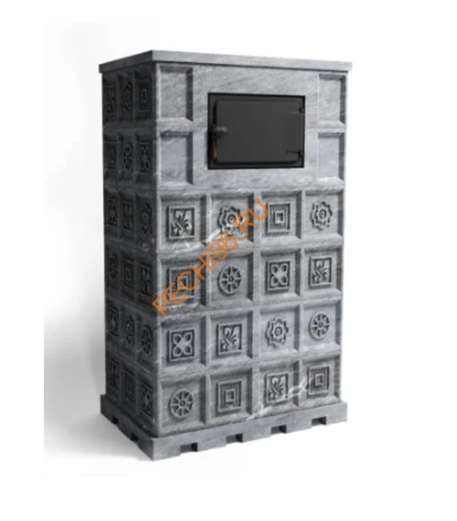 Печь банная KLOVER KLV RT 100-RV Талькомагнезит Изразцы 310S с прямыми углами