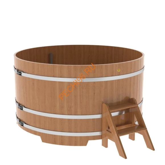 Купель для бани BentWood круглая из дуба Премиум, D1,8 м