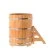 Купель для бани BentWood овальная из сращённой лиственницы, 1,12х1,83 м