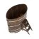 Купель для бани BentWood овальная из сращённой морёной лиственницы, 1,12х1,83 м