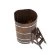 Купель для бани BentWood угловая из мореного дуба Премиум, 1,03х1,03 м
