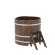 Купель для бани BentWood угловая из мореного дуба Премиум, 1,03х1,03 м