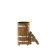 Купель для бани BentWood овальная из морёной лиственницы Рустик, 0,59х1,06 м