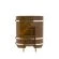 Купель для бани BentWood овальная из морёной лиственницы Рустик, 0,59х1,06 м