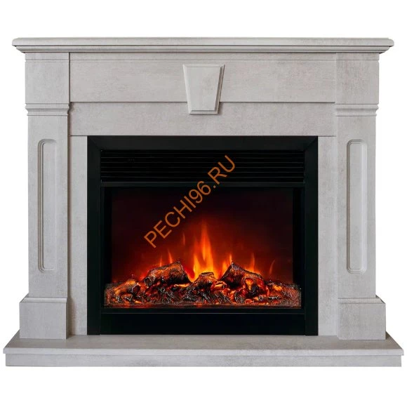Электрокамин RealFlame Kellie 25,5/26 WT с очагом MoonBlaze Lux BL