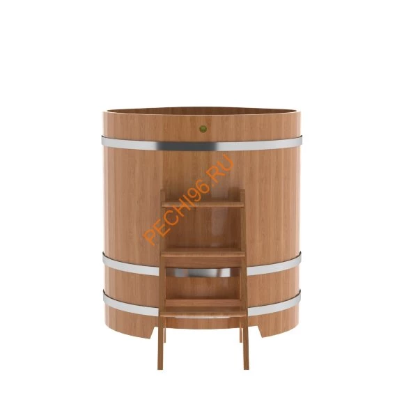 Купель для бани BentWood угловая из дуба Премиум, 1,03х1,03 м