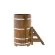 Купель для бани BentWood овальная из морёной лиственницы Рустик, 0,80х1,42 м