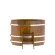 Купель для бани BentWood овальная из морёной лиственницы Рустик, 0,80х1,42 м