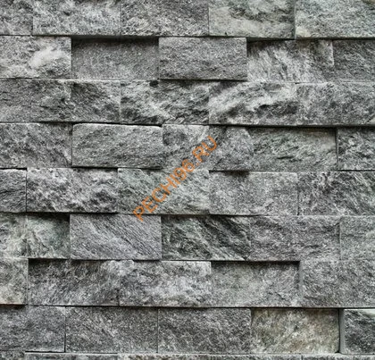 Плитка талькохлорит Рваный камень 150*40*25 мм 