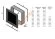 Вентиляционная решетка Kratki 22GX 220х220 мм графит