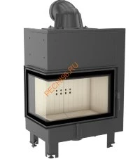 Каминная топка Kratki MBM/L/BS/SG, 10 кВт, гнутое стекло