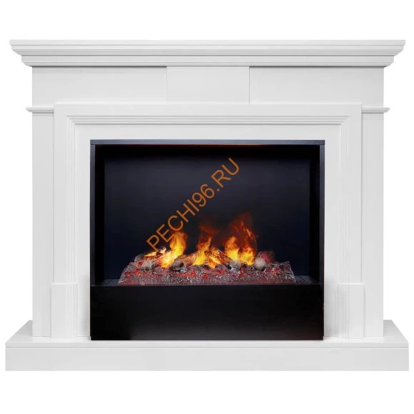 Электрокамин RealFlame Marco 26 WT с Black вставкой + 3D Cassette 630