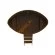 Купель для бани BentWood овальная из морёной лиственницы Рустик, 1,12х1,83 м