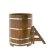 Купель для бани BentWood овальная из морёной лиственницы Рустик, 1,12х1,83 м