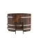 Купель для бани BentWood овальная из морёной лиственницы Премиум, 0,80х1,42 м