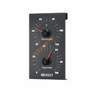 Термогигрометр EVEREST BLACK, алюминий (TG-31)