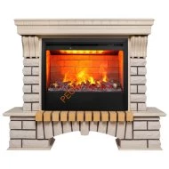 Электрокамин RealFlame Country 26 WT с очагом 3D Helios 26