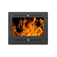 Дверка ВЕЗУВИЙ каминная Панорама (М) Антрацит Дверка ВЕЗУВИЙ каминная Панорама (М) Антрацит