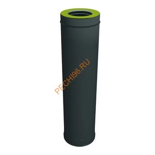 Труба ВУЛКАН VBR D120/220 мм, L500 мм, нерж 0.5, черная