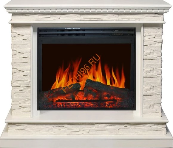 Электрокамин Royal Flame Calgary белый с очагом Jupiter FX New