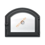 Дверка ВЕЗУВИЙ 217 с термометром (Антрацит) Дверка ВЕЗУВИЙ 217 с термометром (Антрацит)