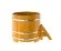 Купель для бани BentWood овальная из лиственницы Рустик, 0,59х1,06 м