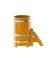 Купель для бани BentWood овальная из лиственницы Рустик, 0,59х1,06 м