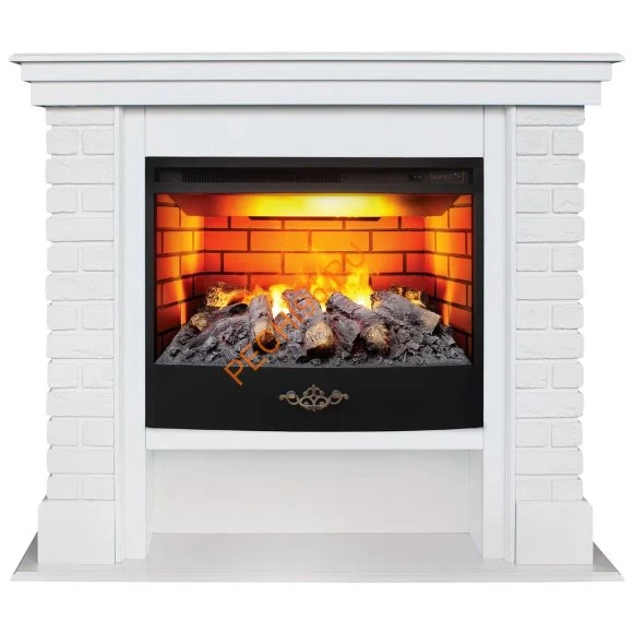Электрокамин RealFlame BRIXTON 25,5 WT с очагом 3D Firestar 25,5