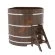 Купель для бани BentWood угловая из морёного дуба Премиум, 1,37х1,37 м