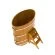Купель для бани BentWood овальная из лиственницы Рустик, 0,80х1,42 м