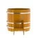 Купель для бани BentWood круглая из лиственницы Рустик, D 1,17м