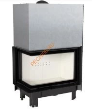 Каминная топка Kratki MBA/L/BS/G/SG, 17 кВт, гнутое стекло