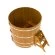 Купель для бани BentWood круглая из лиственницы Рустик, D1,5 м