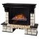 Электрокамин RealFlame Stone 26 AO с Black вставкой + 3D Cassette 630