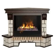 Электрокамин RealFlame Stone Corner 26 AO с Black вставкой + 3D Cassette 630