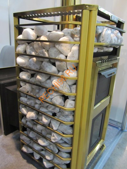 Печь банная Ермак Сетка-Люкс GOLD 30 нержавейка