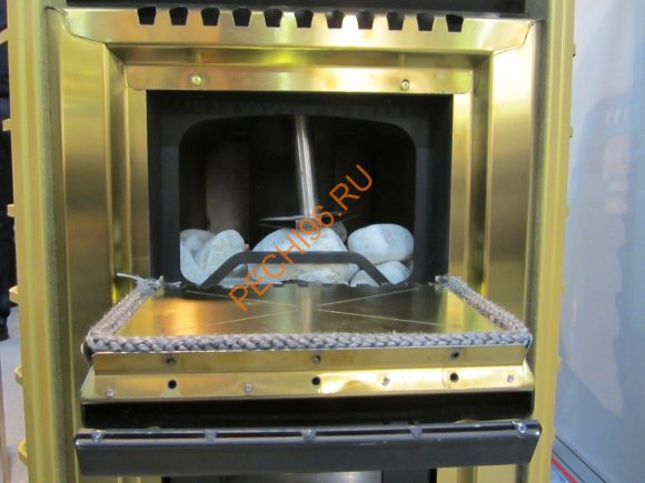 Печь банная Ермак Сетка-Люкс GOLD 30 нержавейка