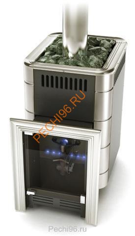 Банная печь Уренгой-2 Inox БСЭ антрацит НВ &mdash; 