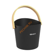 Ведро EVEREST 5 л фигурное, алюминий BLACK (TG-43)